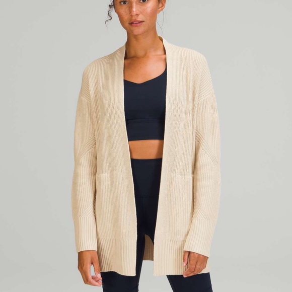 Lululemon Cashlu Sweater Wrap - Picture 2 of 4